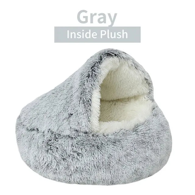 Tails Choice | Soft Plush Round Cat Bed