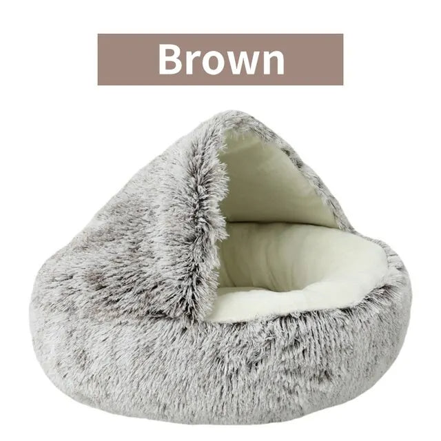 Tails Choice | Soft Plush Round Cat Bed