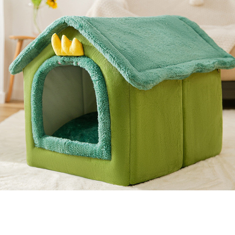 Tails Choice | Foldable House Pet  Bed