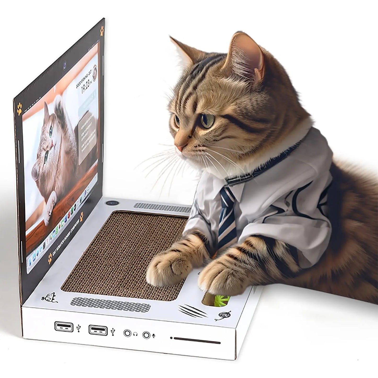 Tails Choice | Cat Scratching Board Laptop