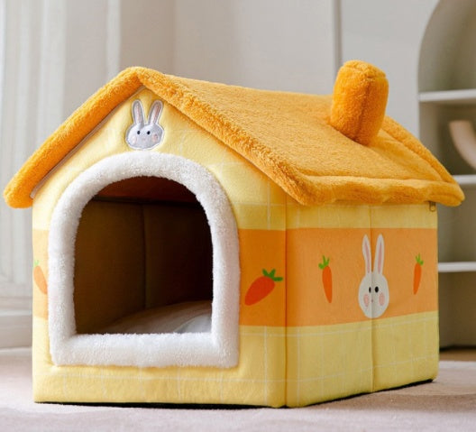 Tails Choice | Foldable House Pet  Bed