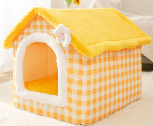 Tails Choice | Foldable House Pet  Bed