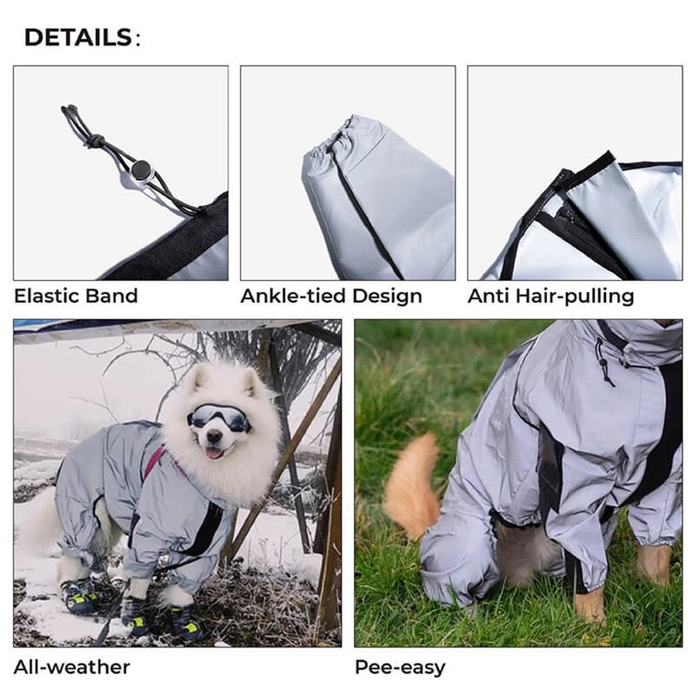 Tails Choice | Waterproof Reflective Raincoat Jumpsuit