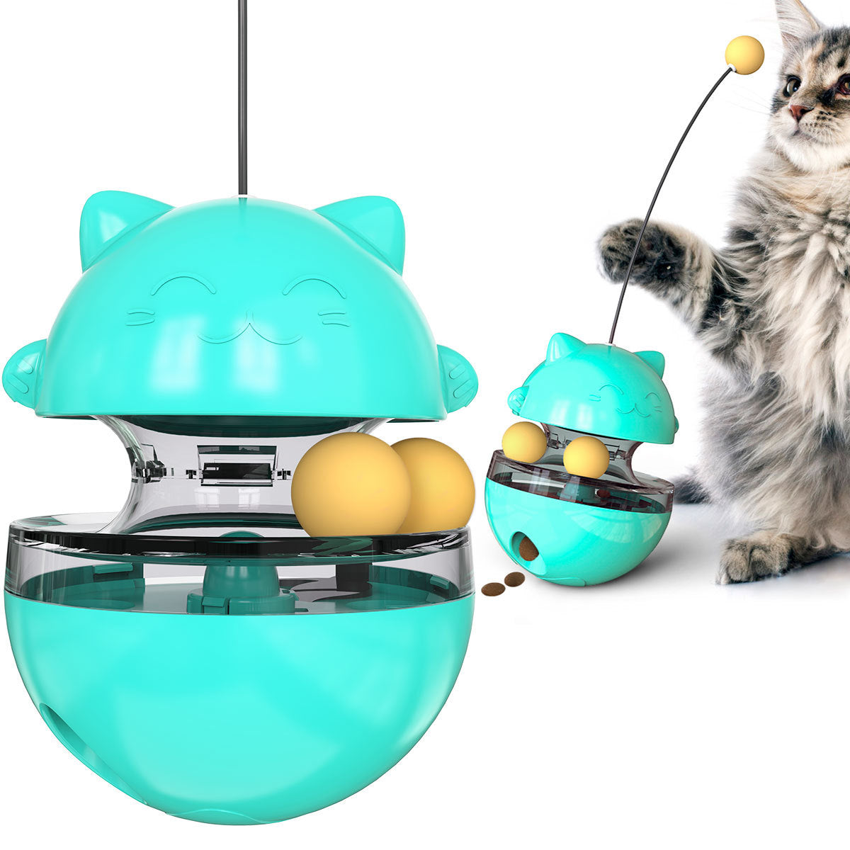 Tails Choice | Interactive Cat IQ Treat Ball