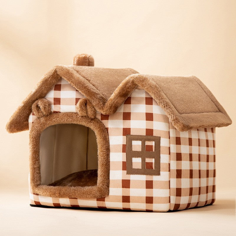 Tails Choice | Foldable House Pet  Bed