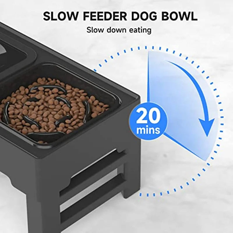 Tails Choice | Elevated Mess-Free Dog Bowl