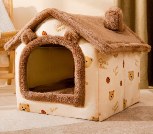 Tails Choice | Foldable House Pet  Bed