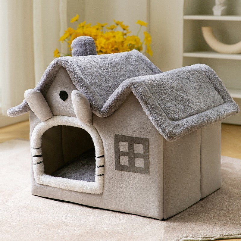 Tails Choice | Foldable House Pet  Bed