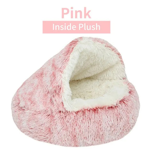 Tails Choice | Soft Plush Round Cat Bed