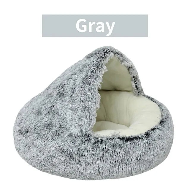 Tails Choice | Soft Plush Round Cat Bed