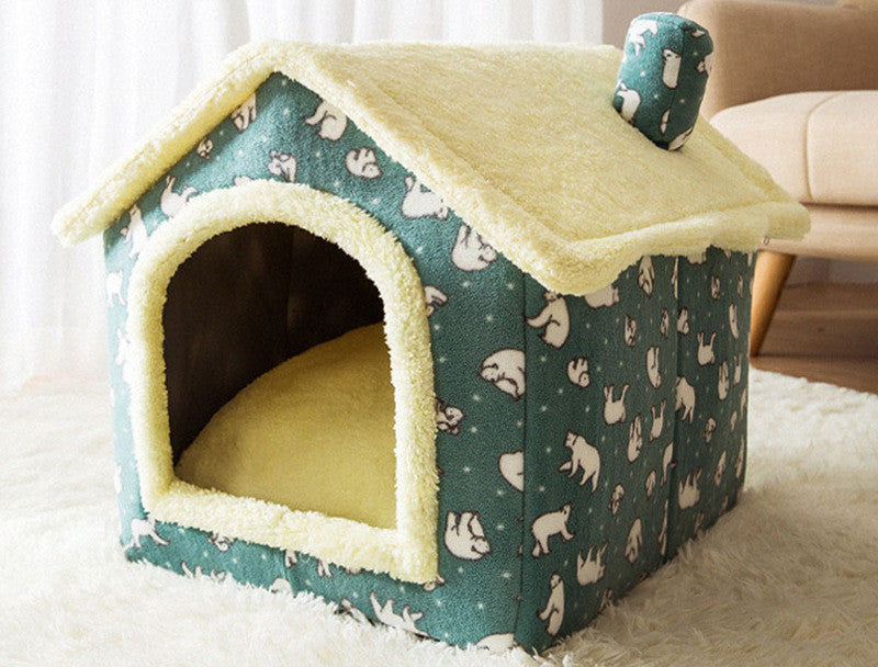 Tails Choice | Foldable House Pet  Bed