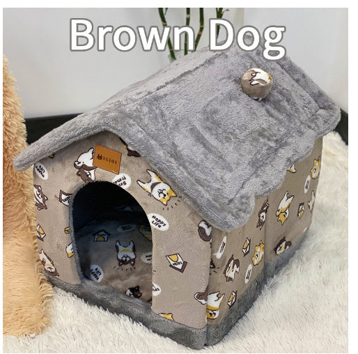 Tails Choice | Foldable House Pet  Bed