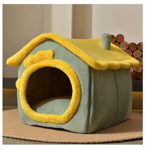 Tails Choice | Foldable House Pet  Bed