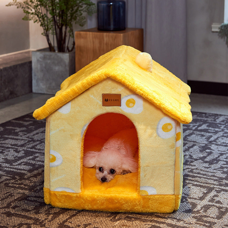 Tails Choice | Foldable House Pet  Bed