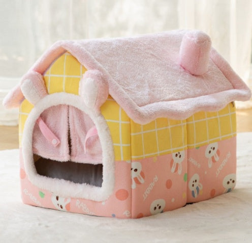 Tails Choice | Foldable House Pet  Bed